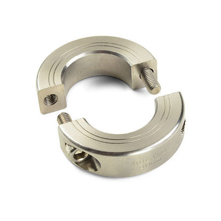 RULAND Balanced Collar, 1pc Clamp, Balanced, Bore 25mm, 316 Stainless Steel MSPB-25-ST